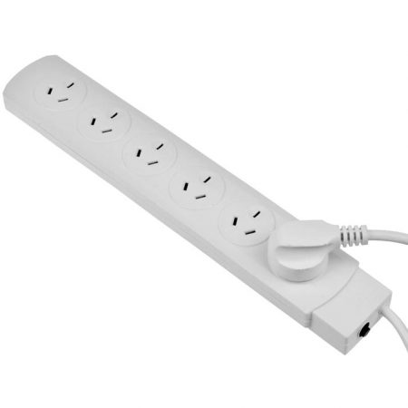 AU Australia Power Strip Board 6-Outlet Australian Surge Protector Custom Long Power Cords, SAA Approved