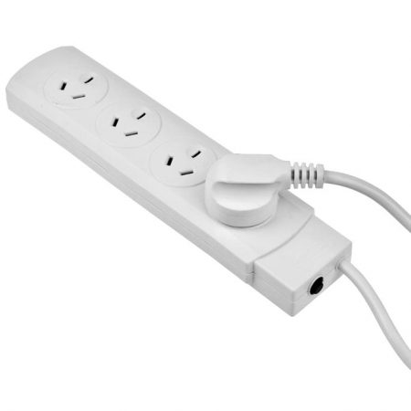 AU Australia Power Strip Board 4-Outlet Australian Surge Protector Custom Long Power Cords, SAA Approved