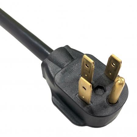 IEC C13 Angle to NEMA 6-15 Plug Adapter